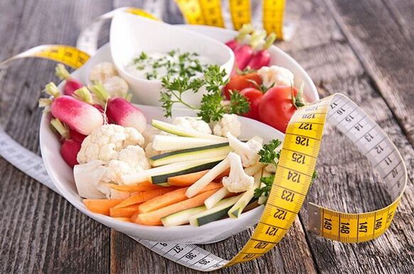 Warzywa w diecie dwutygodniowej diety z węglem aktywnym