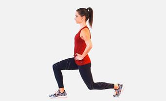 Wykroki są skutecznym ćwiczeniem pompującym mięśnie nóg. 
